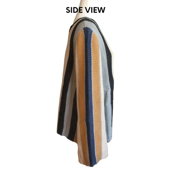 SALE!!!!! NWT Striped Soft Woven Sweater - Picture 3 of 4